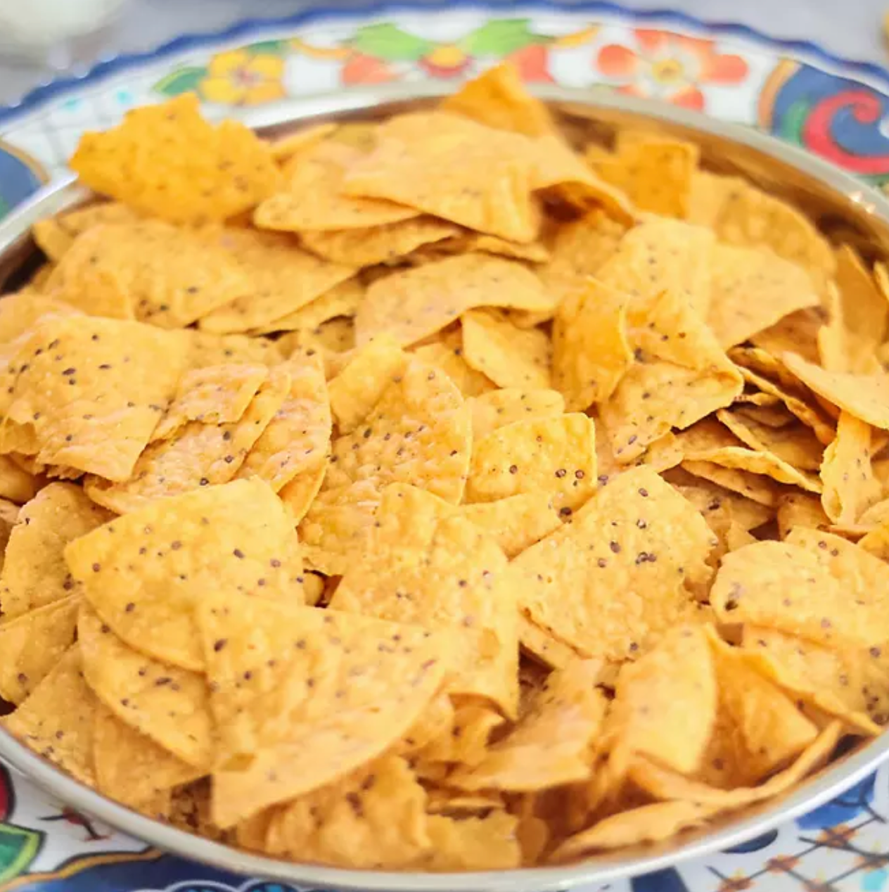 Red Quinoa Chia Corn Tortilla Chips, 16 oz.