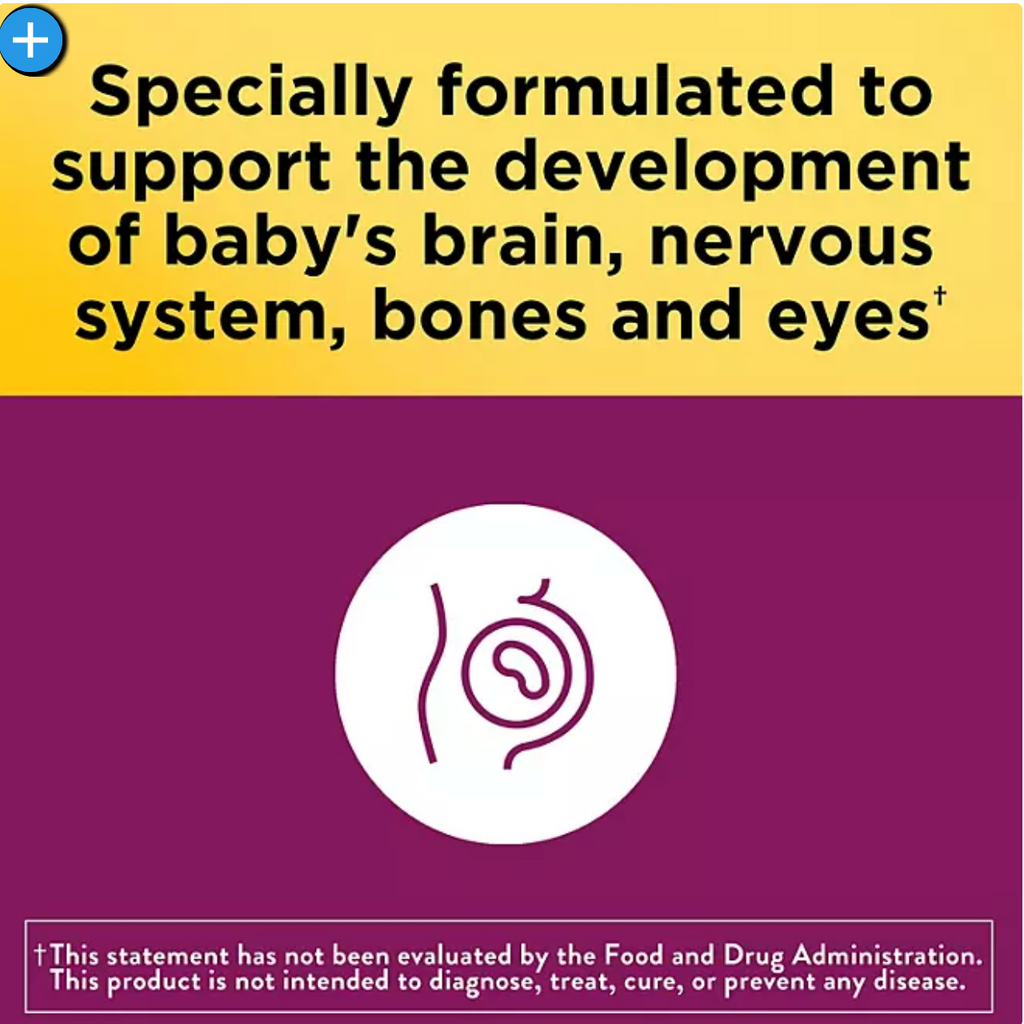 Nature Made Prenatal + DHA Softgels, 200 mg 150 ct.