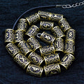 Set Of Viking Rune Beard Beads